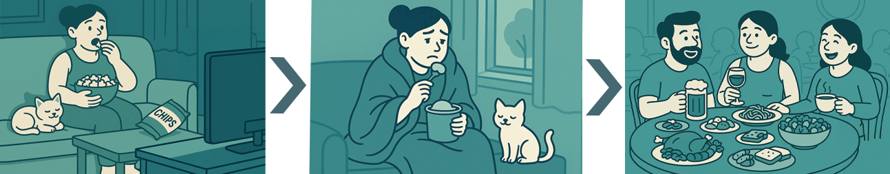 Разговор о еде и привычках — команда Fitconnect обсуждает, зачем мы едим, когда не голодны